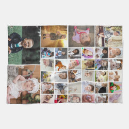 Entwerfen Sie Ihre eigene 35 FotoCollage Geschirrtuch