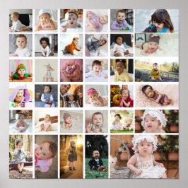 Entwerfen Sie Ihre eigene 35 FotoCollage Poster