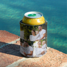 Entwerfen Sie Ihre eigene 3 FotoCollage Dosenkühler
