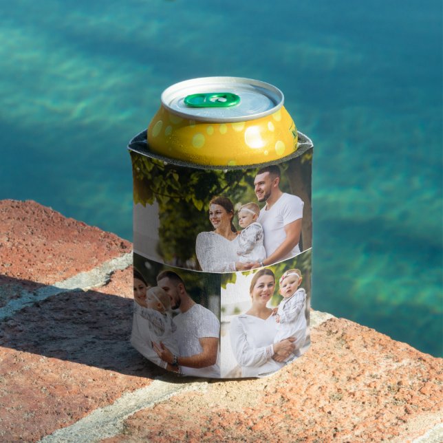 Entwerfen Sie Ihre eigene 3 FotoCollage Dosenkühler (In Situ Pool)