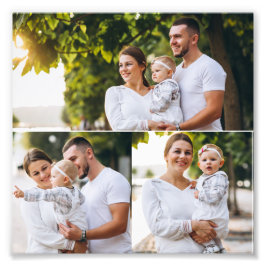 Entwerfen Sie Ihre eigene 3 FotoCollage Fotodruck