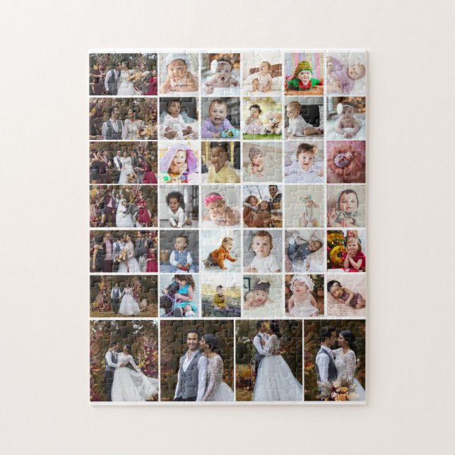 Entwerfen Sie Ihre eigene 40 FotoCollage (Vertikal)