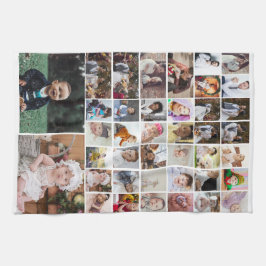 Entwerfen Sie Ihre eigene 40 FotoCollage Geschirrtuch