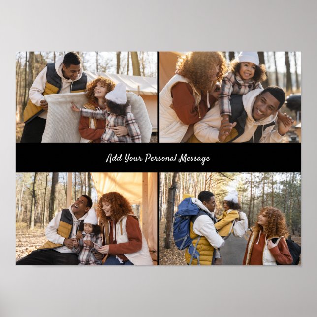Entwerfen Sie Ihre eigene 4-FotoCollage Poster (Vorne)