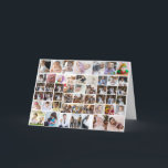 Entwerfen Sie Ihre eigene 50 FotoCollage Feiertagskarte<br><div class="desc">Passen Sie Ihre Fotografie an. Sie können dieses maßgeschneiderte Produkt für besondere Anlässe wie Hochzeiten, Geburtstage, Weihnachten, Feiertage, Memorials, Abschluss, Geburtstage und vieles mehr machen. Es kann auch als Geschenk an Ihre beste Freundin, nahe Freundin, Familie und Verwandte gegeben werden.</div>
