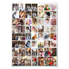 Entwerfen Sie Ihre eigene 50 FotoCollage Fotodruck