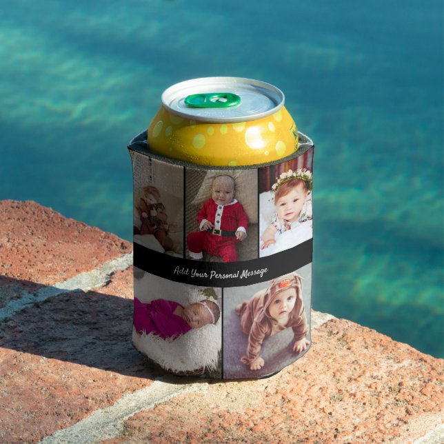 Entwerfen Sie Ihre eigene 5-FotoCollage Dosenkühler (In Situ Pool)
