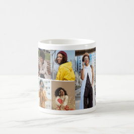 Entwerfen Sie Ihre eigene 5-FotoCollage Kaffeetasse