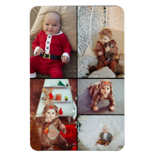Entwerfen Sie Ihre eigene 5-FotoCollage Magnet