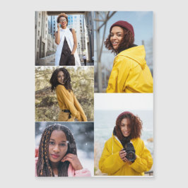 Entwerfen Sie Ihre eigene 5-FotoCollage Magnetkarte