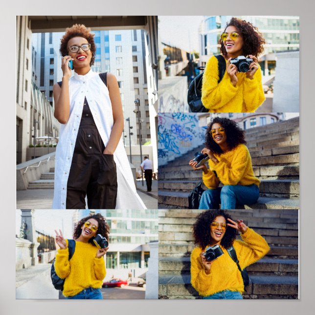 Entwerfen Sie Ihre eigene 5-FotoCollage Poster (Vorne)