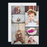 Entwerfen Sie Ihre eigene 6 FotoCollage Mitteilungskarte<br><div class="desc">Passen Sie Ihre Fotografie an. Sie können dieses maßgeschneiderte Produkt für besondere Anlässe wie Hochzeiten,  Geburtstage,  Weihnachten,  Feiertage,  Memorials,  Abschluss,  Geburtstage und vieles mehr machen. Es kann auch als Geschenk an Ihre beste Freundin,  nahe Freundin,  Familie und Verwandte gegeben werden.</div>