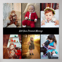 Entwerfen Sie Ihre eigene 6 FotoCollage Poster