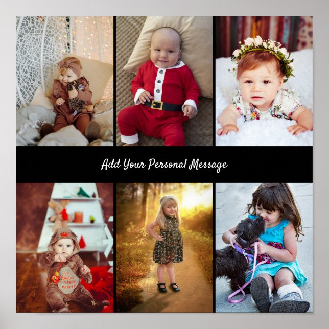 Entwerfen Sie Ihre eigene 6 FotoCollage Poster (Vorne)