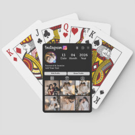 Entwerfen Sie Ihre eigene 7-Foto-Collage Spielkarten