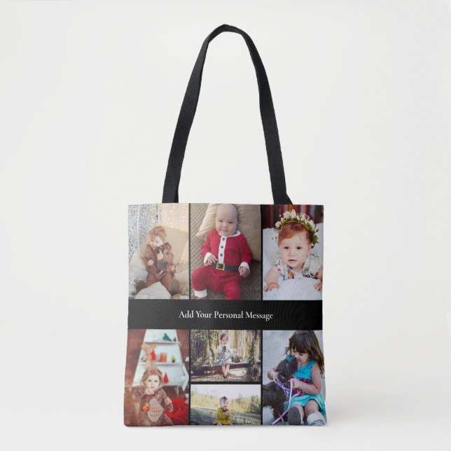 Entwerfen Sie Ihre eigene 7 FotoCollage Tasche (Vorderseite)