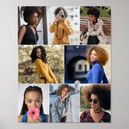 Entwerfen Sie Ihre eigene 8 FotoCollage Poster