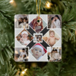 Entwerfen Sie Ihre eigene 9 FotoCollage Keramikornament<br><div class="desc">Passen Sie Ihre Fotografie an. Sie können dieses maßgeschneiderte Produkt für besondere Anlässe wie Hochzeiten,  Geburtstage,  Weihnachten,  Feiertage,  Memorials,  Abschluss,  Geburtstage und vieles mehr herstellen. Es kann auch an Ihren besten Freund,  nahen Freund,  Familie und Verwandten gegeben werden.</div>