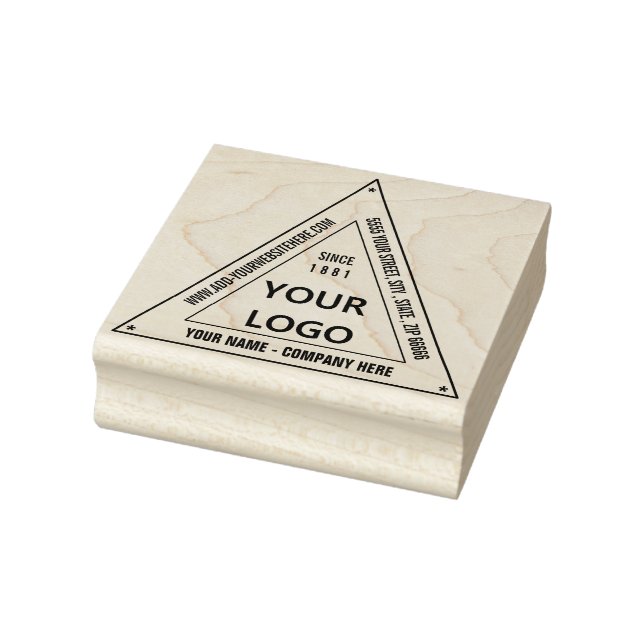 Entwerfen Sie Ihre eigene Address Triangle Briefma Gummistempel (Stempel)