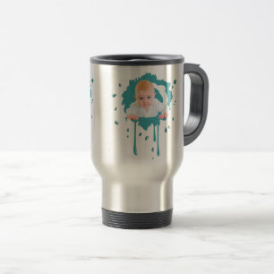 Entwerfen Sie Ihre eigene Baby-Foto-Tasse Reisebecher
