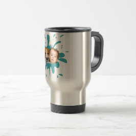 Entwerfen Sie Ihre eigene Baby-Foto-Tasse Reisebecher