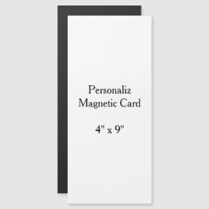 Entwerfen Sie Ihre eigene benutzerdefinierte 4" x  Magnetkarte
