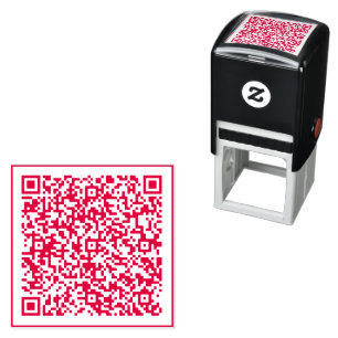 Entwerfen Sie Ihre eigene benutzerdefinierte QR-Co Permastempel
