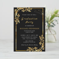 Entwerfen Sie Ihre eigene Black Gold Abschluss Ein