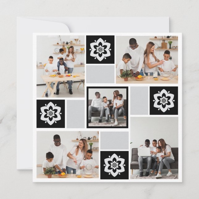 Entwerfen Sie Ihre eigene Blumenkollektion 5 Karte (Vorderseite)