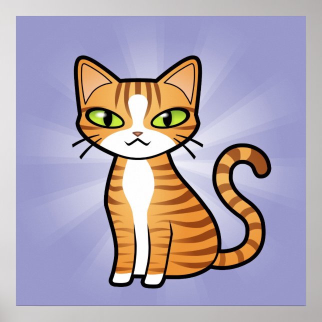 Entwerfen Sie Ihre eigene Cartoon-Chat Poster (Vorne)