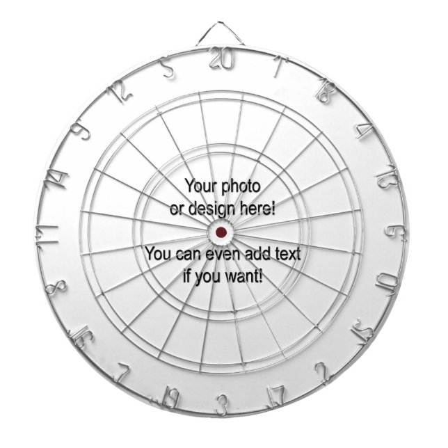 Entwerfen Sie Ihre eigene Dartboard Dartscheibe (vorne)