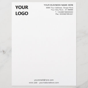 Entwerfen Sie Ihre eigene Firma Letterhead Templet Briefbogen