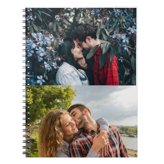 Entwerfen Sie Ihre eigene Foto Collage 2 Notizblock (Vorderseite)
