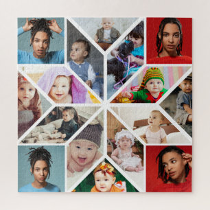 Entwerfen Sie Ihre eigene Fotocollage mit 16 Fotos