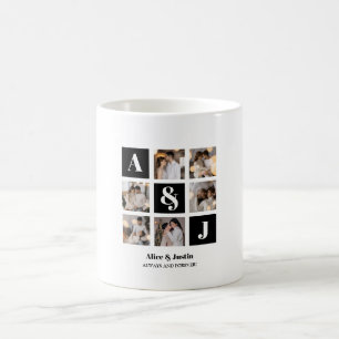 Entwerfen Sie Ihre eigene Fotocollage mit 6 Fotos Kaffeetasse