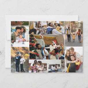 Entwerfen Sie Ihre eigene Fotocollage mit 9 Fotos Mitteilungskarte