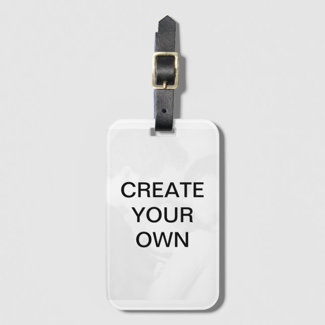 Entwerfen Sie Ihre eigene Gepäckanhänger (Vorderseite Vertikal)
