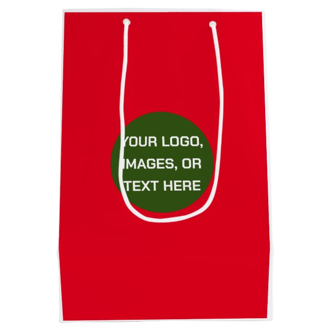 Entwerfen Sie Ihre eigene Geschenktasche, erstelle Mittlere Geschenktüte (Rückseite)