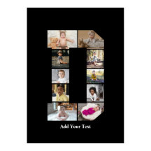 Entwerfen Sie Ihre eigene Letter-D-FotoCollage