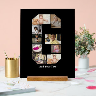 Entwerfen Sie Ihre eigene Letter-G-FotoCollage Acrylschild