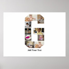 Entwerfen Sie Ihre eigene Letter-G-FotoCollage Poster