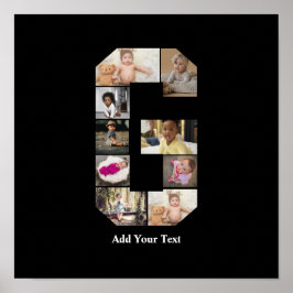 Entwerfen Sie Ihre eigene Letter-G-FotoCollage Poster