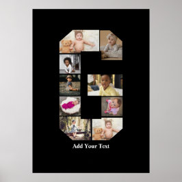 Entwerfen Sie Ihre eigene Letter-G-FotoCollage Poster