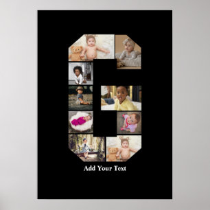 Entwerfen Sie Ihre eigene Letter-G-FotoCollage Poster