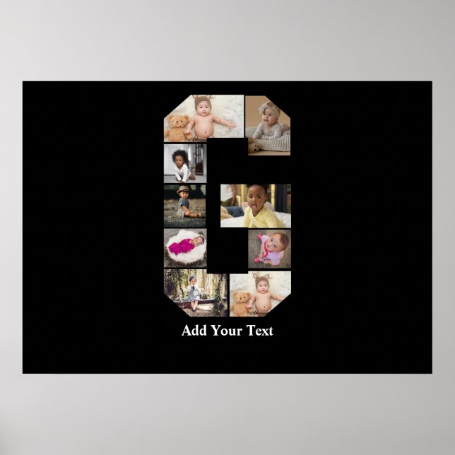 Entwerfen Sie Ihre eigene Letter-G-FotoCollage Poster (Vorne)