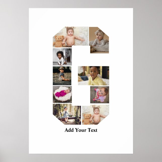 Entwerfen Sie Ihre eigene Letter-G-FotoCollage Poster (Vorne)