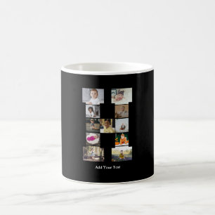 Entwerfen Sie Ihre eigene Letter-H-FotoCollage Kaffeetasse