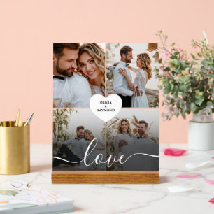 Entwerfen Sie Ihre eigene Liebe Collage Fotografy Acrylschild