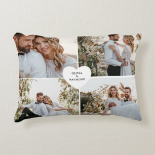Entwerfen Sie Ihre eigene Liebe Collage Fotografy Dekokissen
