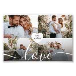 Entwerfen Sie Ihre eigene Liebe Collage Fotografy Fotodruck